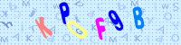Blue Captcha Image