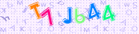Blue Captcha Image
