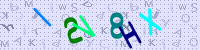 Blue Captcha Image