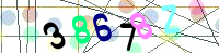 Blue Captcha Image