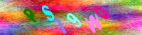 Blue Captcha Image