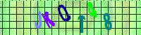 Blue Captcha Image