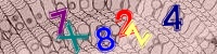 Blue Captcha Image