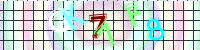 Blue Captcha Image