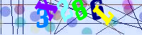 Blue Captcha Image