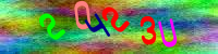 Blue Captcha Image