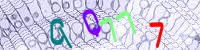 Blue Captcha Image