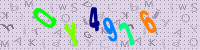 Blue Captcha Image