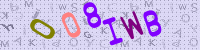 Blue Captcha Image