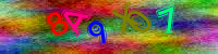 Blue Captcha Image