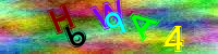 Blue Captcha Image