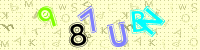 Blue Captcha Image