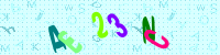 Blue Captcha Image