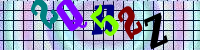 Blue Captcha Image