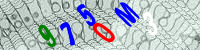 Blue Captcha Image