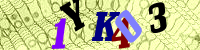 Blue Captcha Image