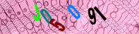 Blue Captcha Image