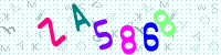 Blue Captcha Image