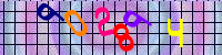 Blue Captcha Image