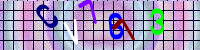 Blue Captcha Image