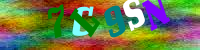 Blue Captcha Image
