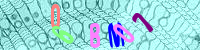Blue Captcha Image