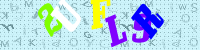 Blue Captcha Image