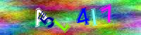 Blue Captcha Image