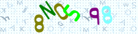 Blue Captcha Image