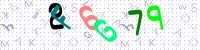 Blue Captcha Image