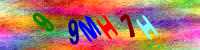 Blue Captcha Image