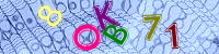 Blue Captcha Image