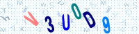 Blue Captcha Image