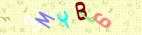 Blue Captcha Image