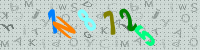 Blue Captcha Image