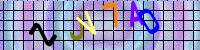 Blue Captcha Image