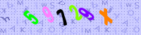 Blue Captcha Image