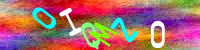 Blue Captcha Image