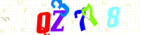 Blue Captcha Image