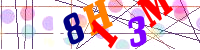 Blue Captcha Image