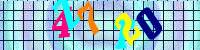 Blue Captcha Image