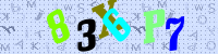 Blue Captcha Image
