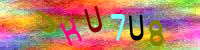 Blue Captcha Image