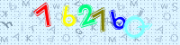 Blue Captcha Image
