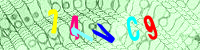 Blue Captcha Image