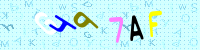 Blue Captcha Image
