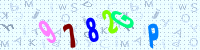 Blue Captcha Image