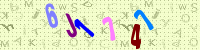 Blue Captcha Image