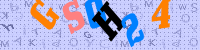 Blue Captcha Image