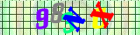Blue Captcha Image